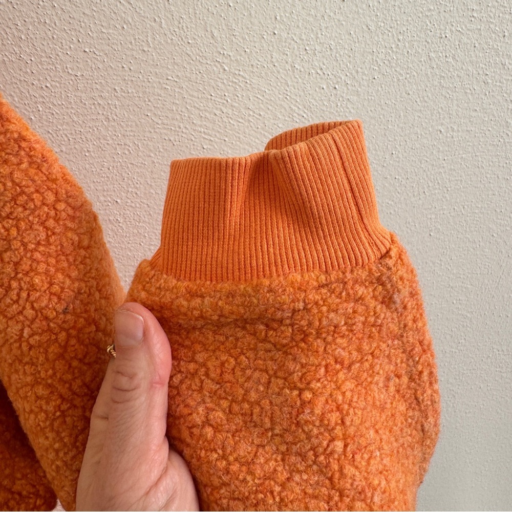 Outdoor Voices Orange Fleece Pullover XL - Picture 5 of 9